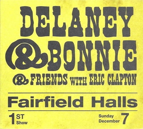 Delaney Bonnie Friends - On Tour With Eric Clapton 