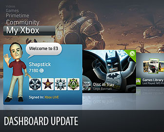 [XBOX360] XBOX360 NXE DashBoard