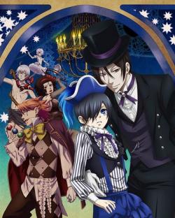 - / Kuroshitsuji: Book of Circus [TV-3] [1-10  10] [Sadzurami Fuurou Oriko] [RAW] [RUS+JAP+SUB] [720p]