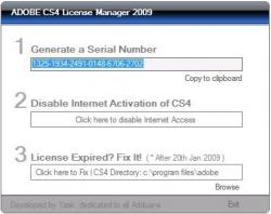 Adobe CS4 License Manager 1.0